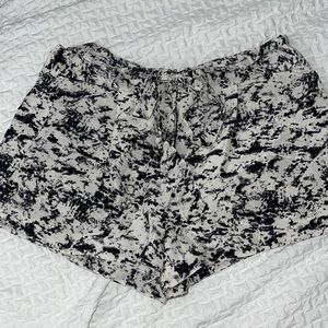 Black & White Shorts